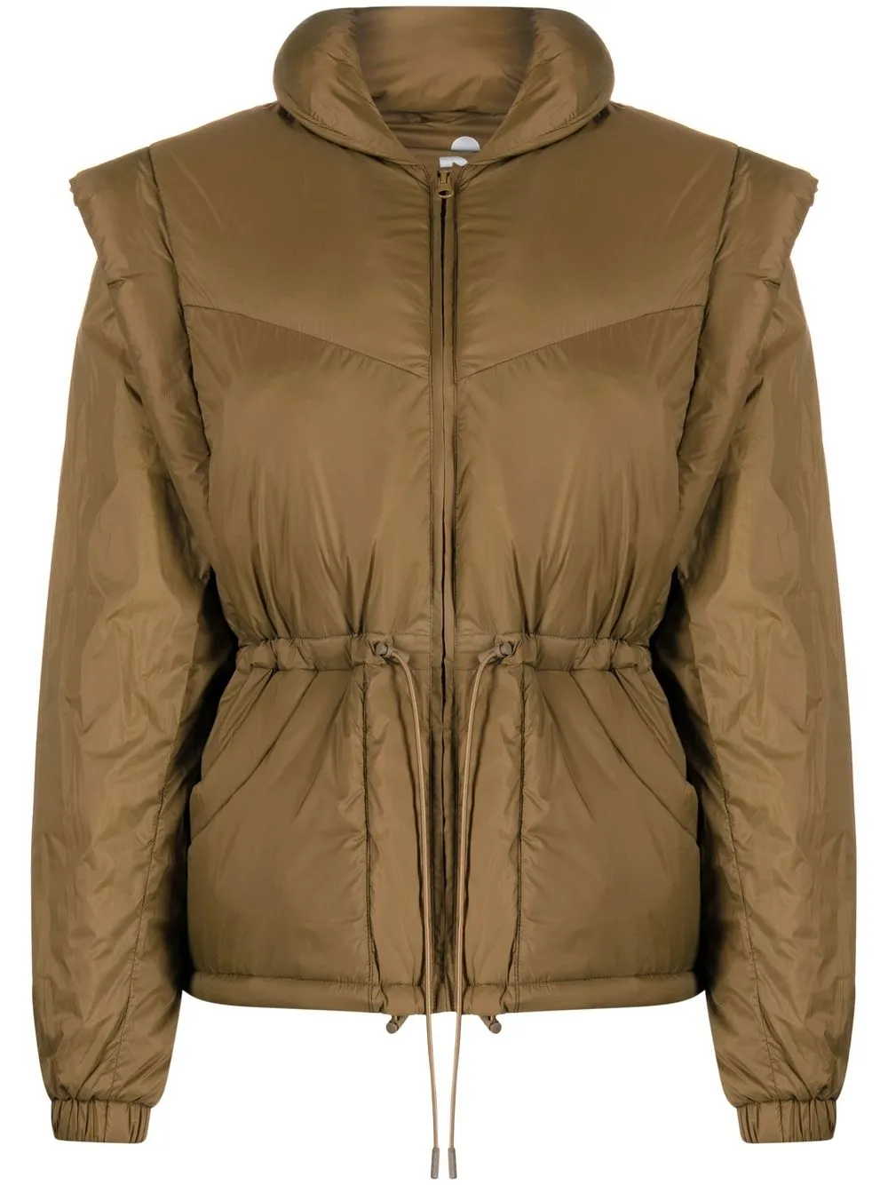 

Isabel Marant Étoile drawstring-waist padded jacket - Green