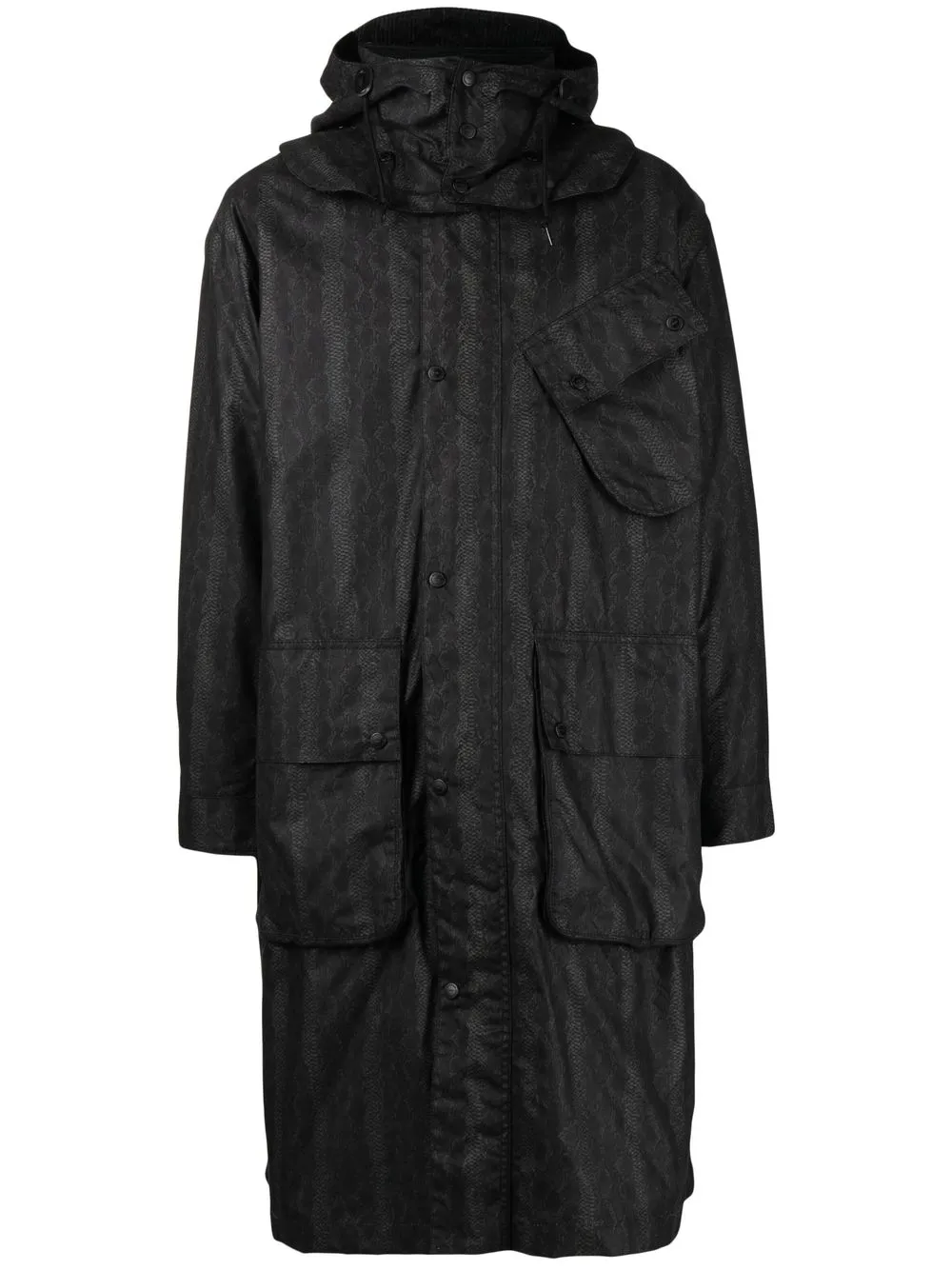 

YMC x Barbour Rider wax coat - Black