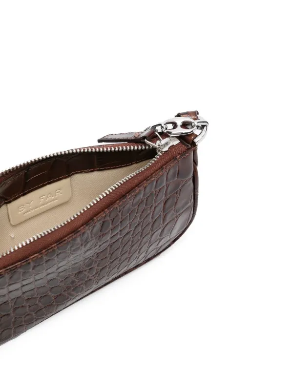 トートバッグ BY FAR Chocolate Leather Mini Rachel Handbag BY FAR Mini Rachel Tote Bag | Brown | FARFETCH