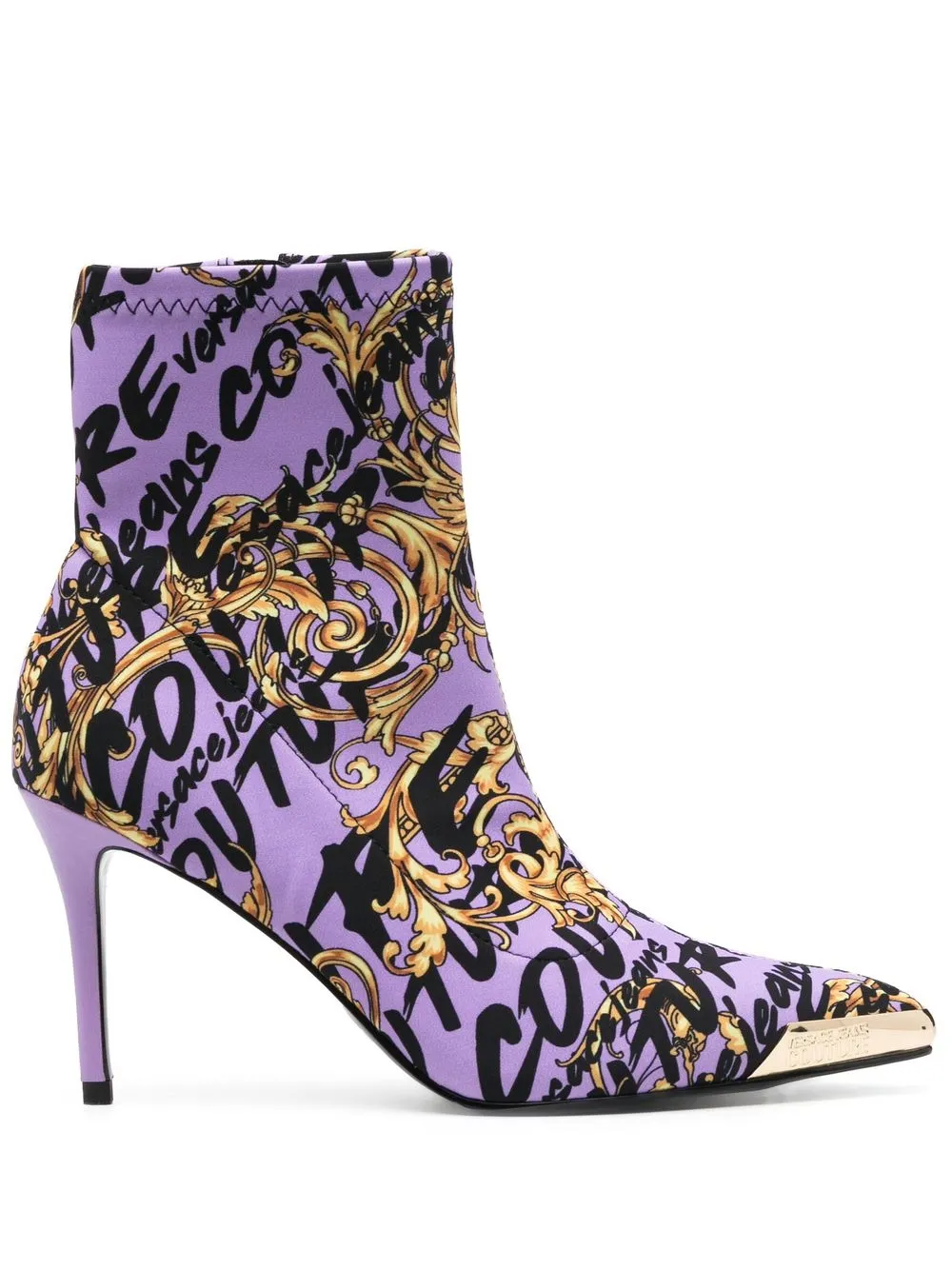 

Versace Jeans Couture botas con tacón stiletto y tacón de 95mm - Morado