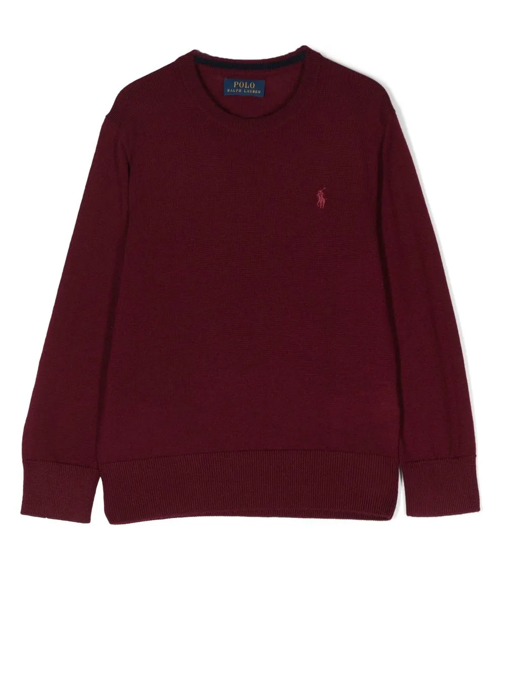 

Ralph Lauren Kids Polo Pony fine-knit jumper - Red