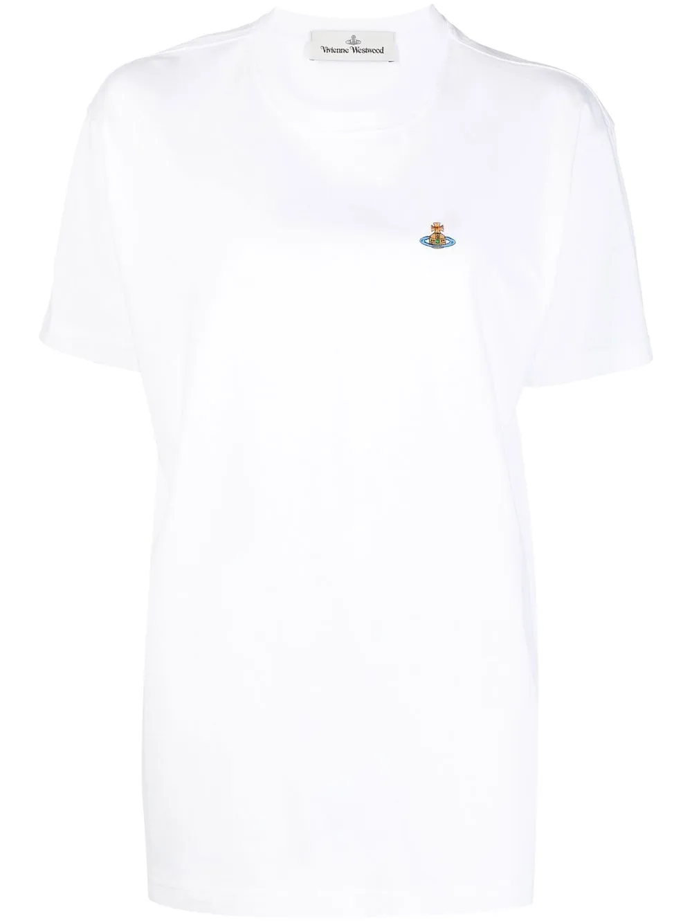 

Vivienne Westwood Orb-patch short-sleeved T-shrt - White