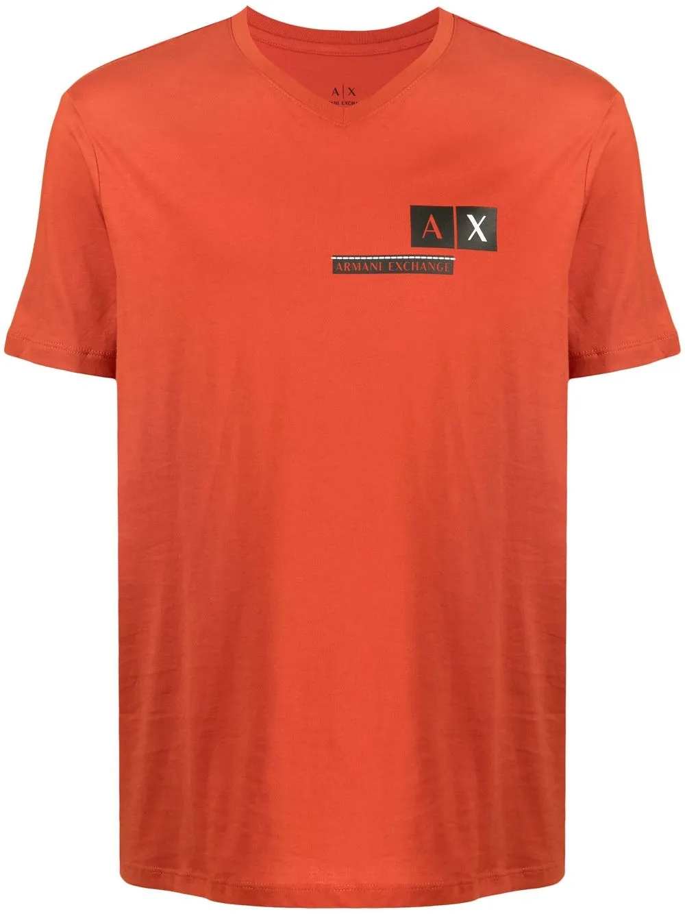 

Armani Exchange playera con logo estampado - Rojo