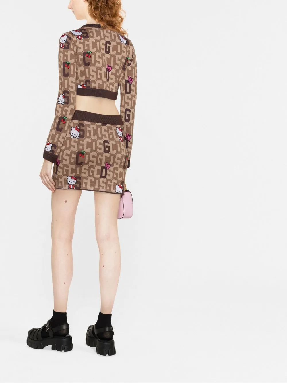 Gcds x Hello Kitty Monogram Knitted Skirt - Farfetch