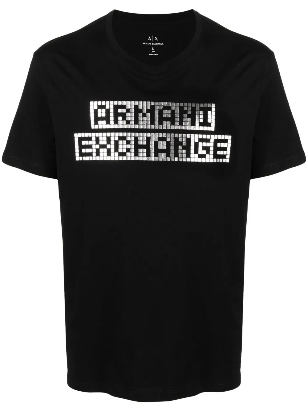 

Armani Exchange logo-print cotton T-shirt - Black