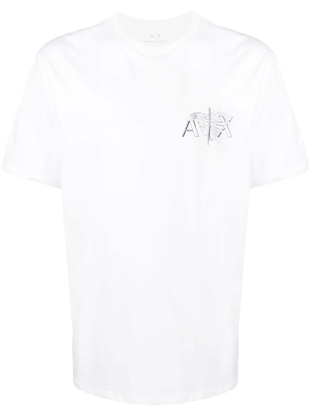 

Armani Exchange playera con logo estampado - Blanco