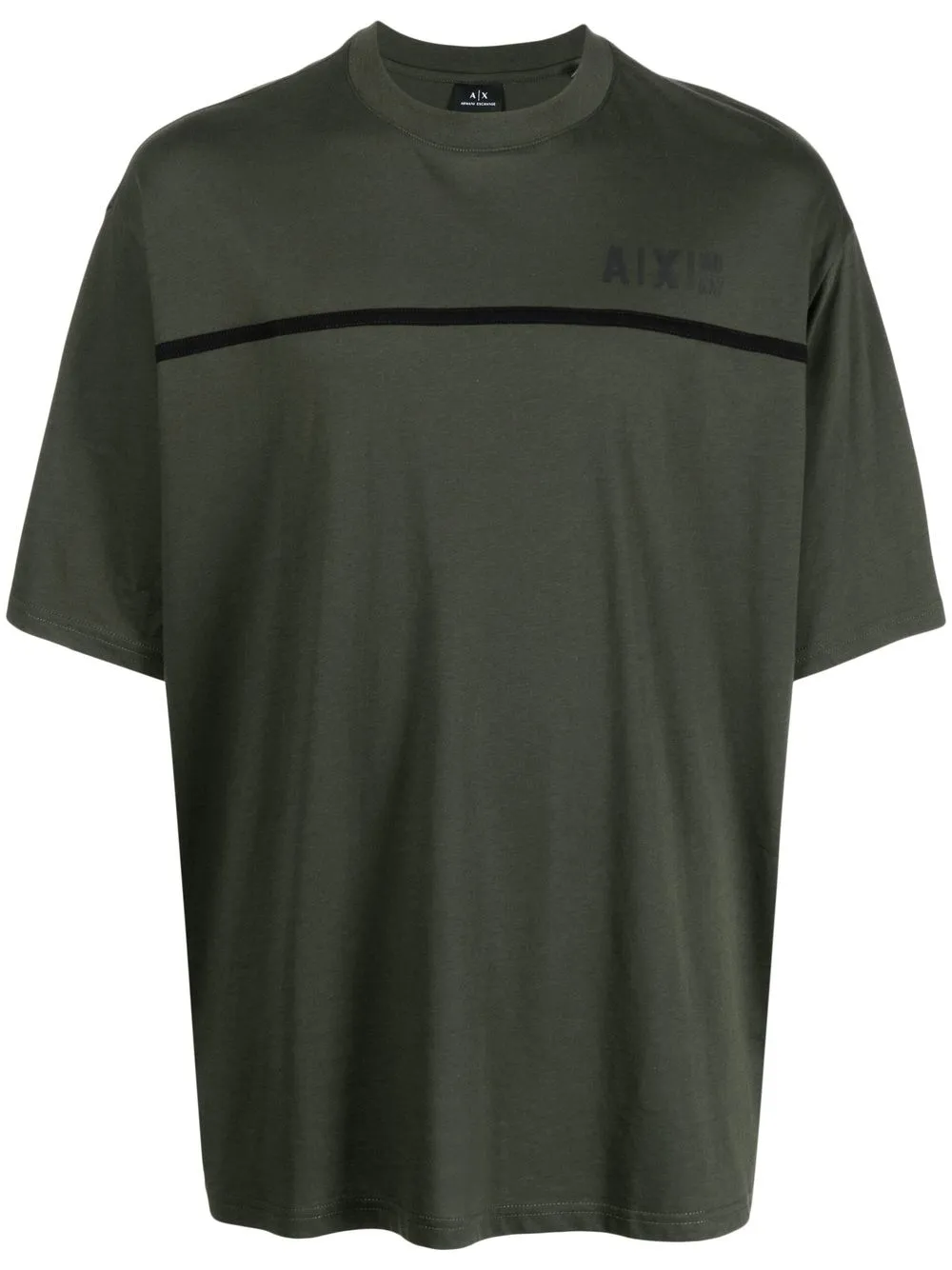 

Armani Exchange playera con logo estampado - Verde