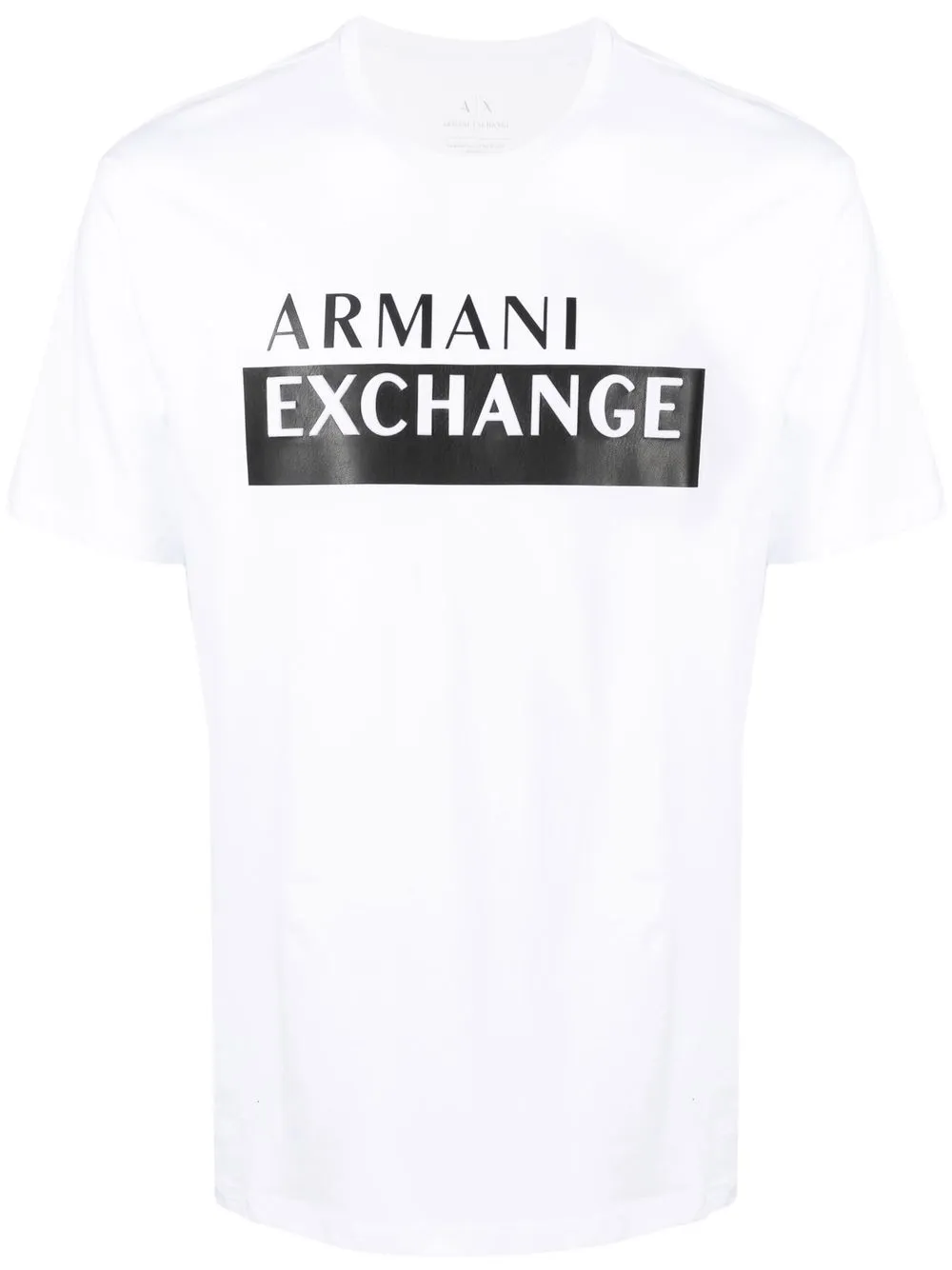 

Armani Exchange playera con logo estampado - Blanco