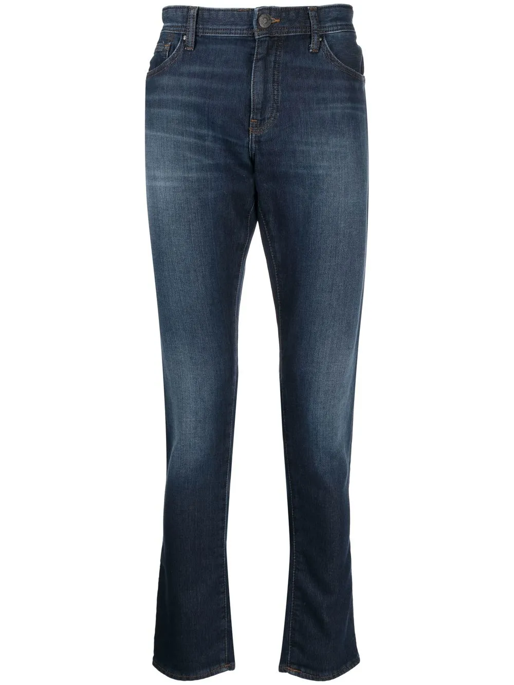 

Armani Exchange jeans slim con bolsillos - Azul