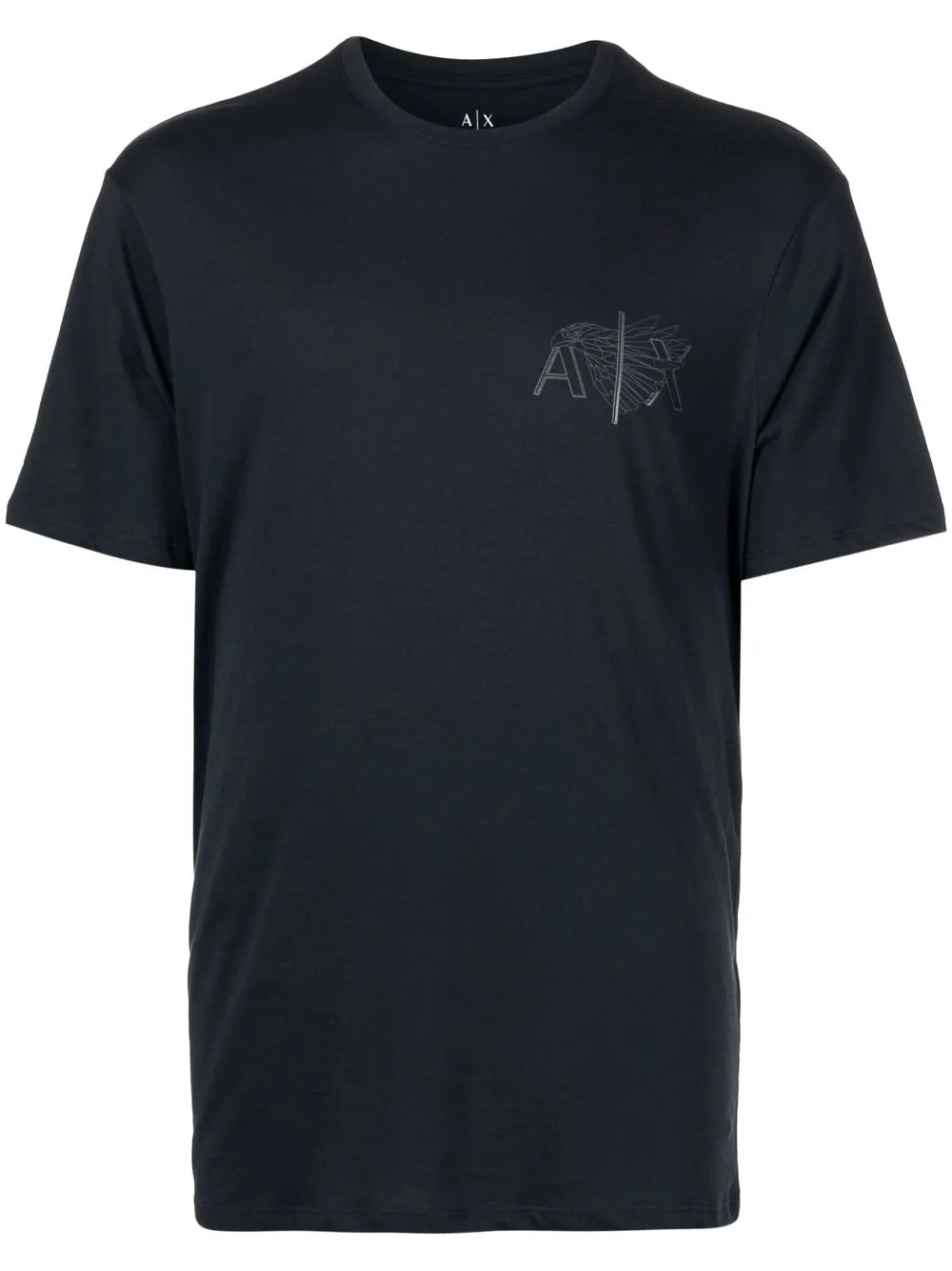 

Armani Exchange logo-print cotton T-shirt - Blue