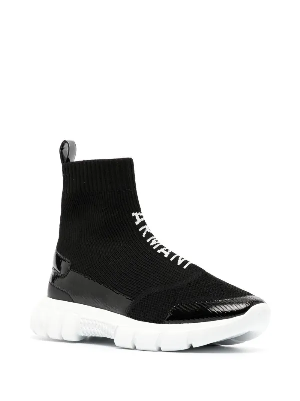 logo-print Sock Sneakers - Farfetch
