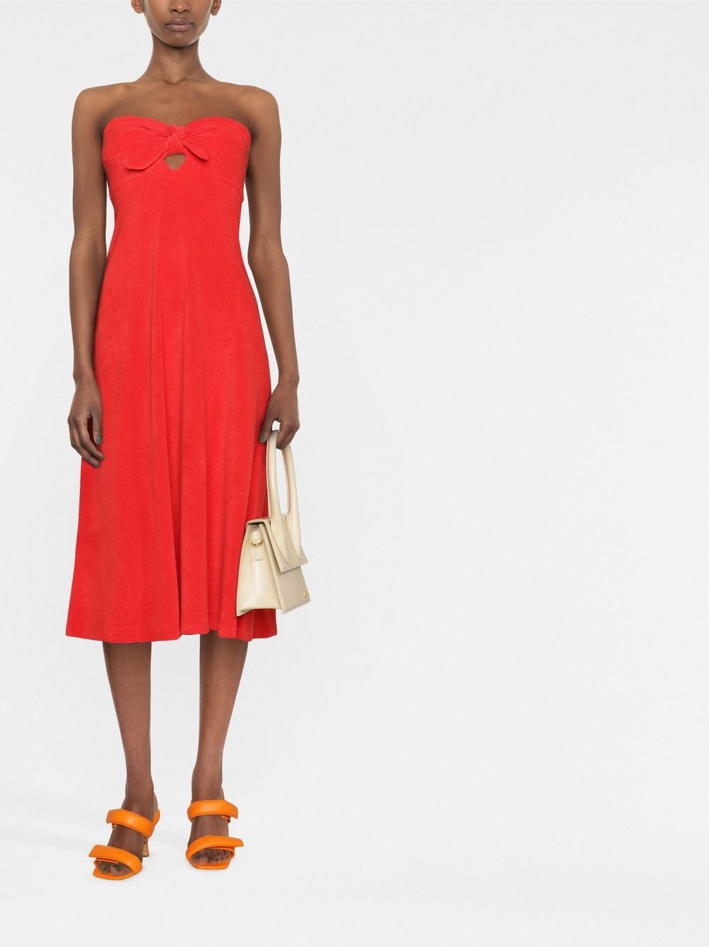 ZIMMERMANN Strapless mini-jurk - Rood