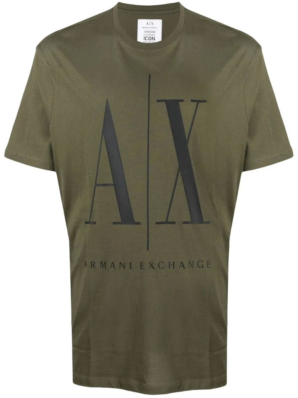 

Armani Exchange playera con logo estampado - Verde