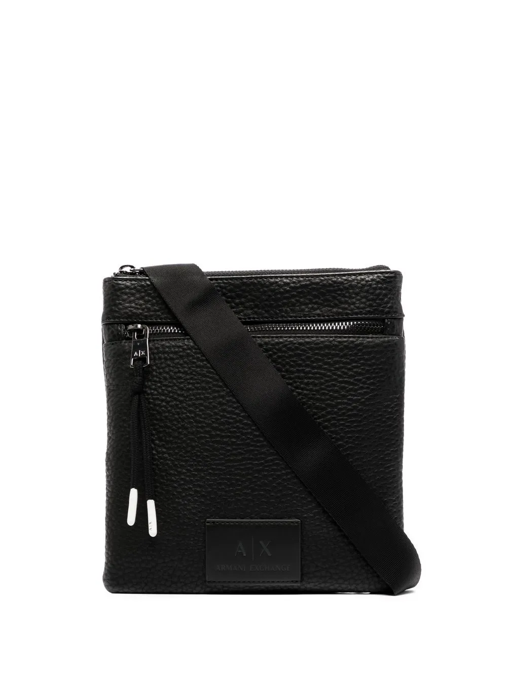 

Armani Exchange logo-patch crossbody bag - Black