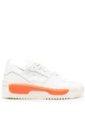 Y-3 logo-print low-top sneakers - White