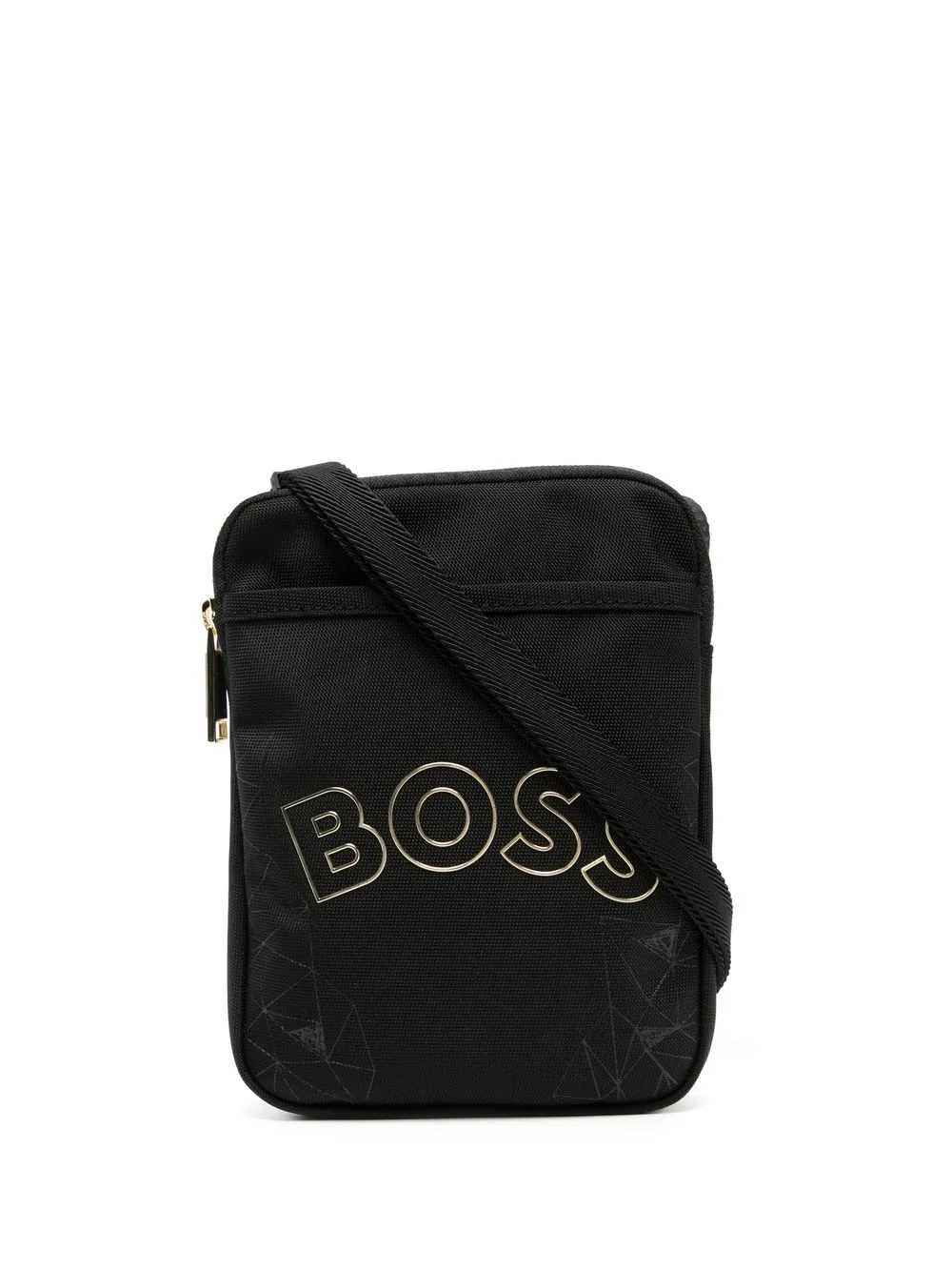 

BOSS bolsa de hombro con logo estampado - Negro