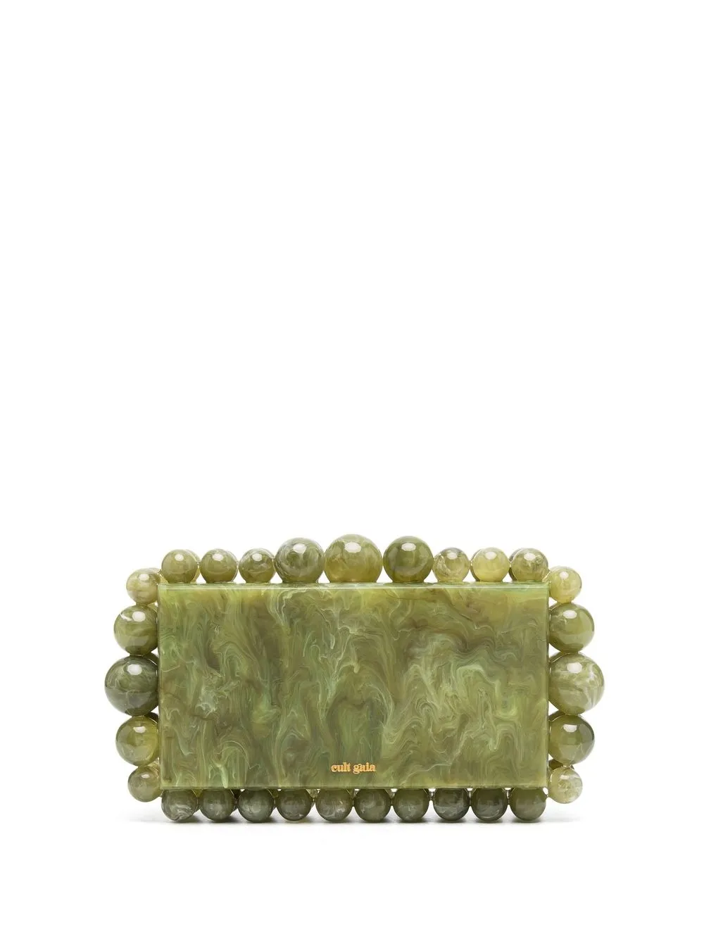 Cult Gaia Eos Clutch Clutch In Green Acrylic In Green