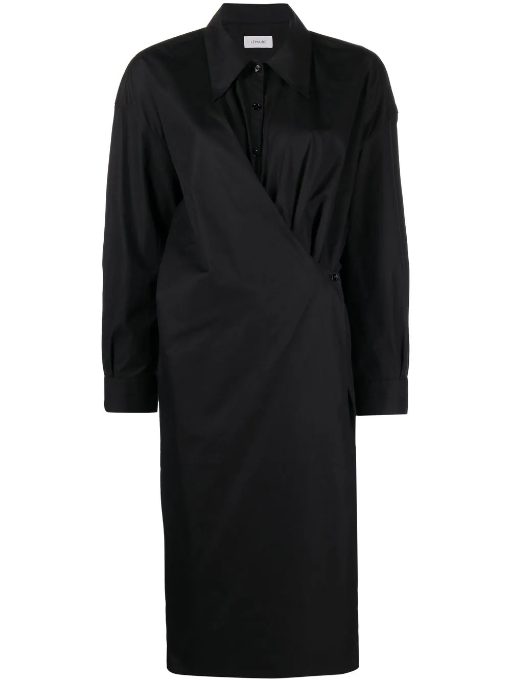 

Lemaire Twisted shirt dress - Black