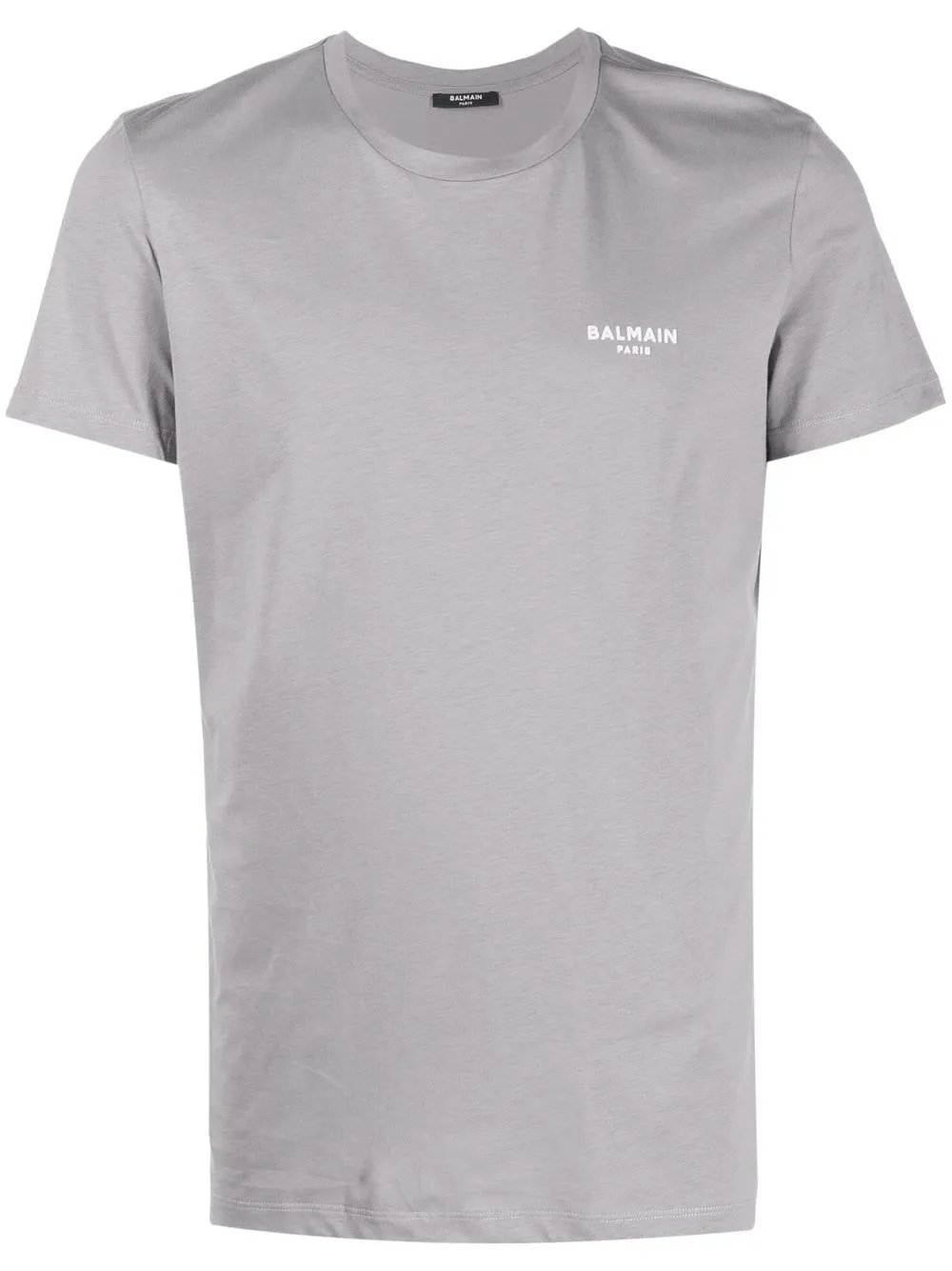 

Balmain playera con logo estampado - Gris