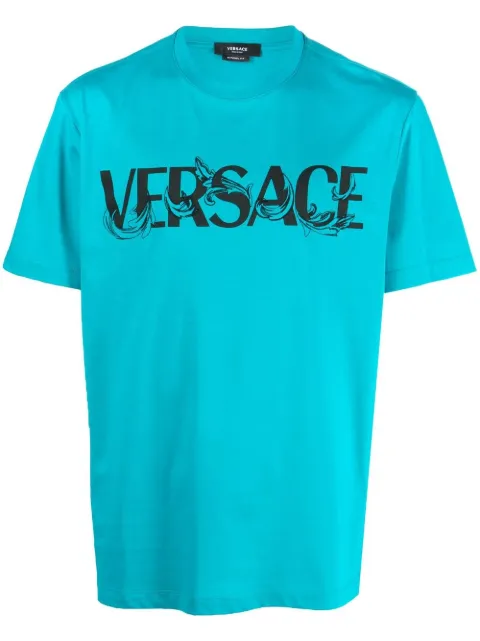 Versace playera con logo estampado