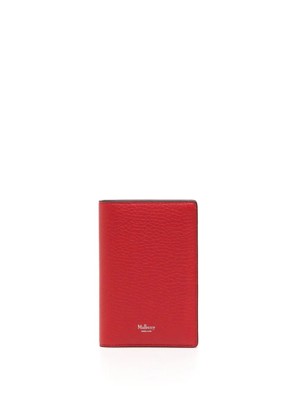 

Mulberry funda para pasaporte granulada - Rojo