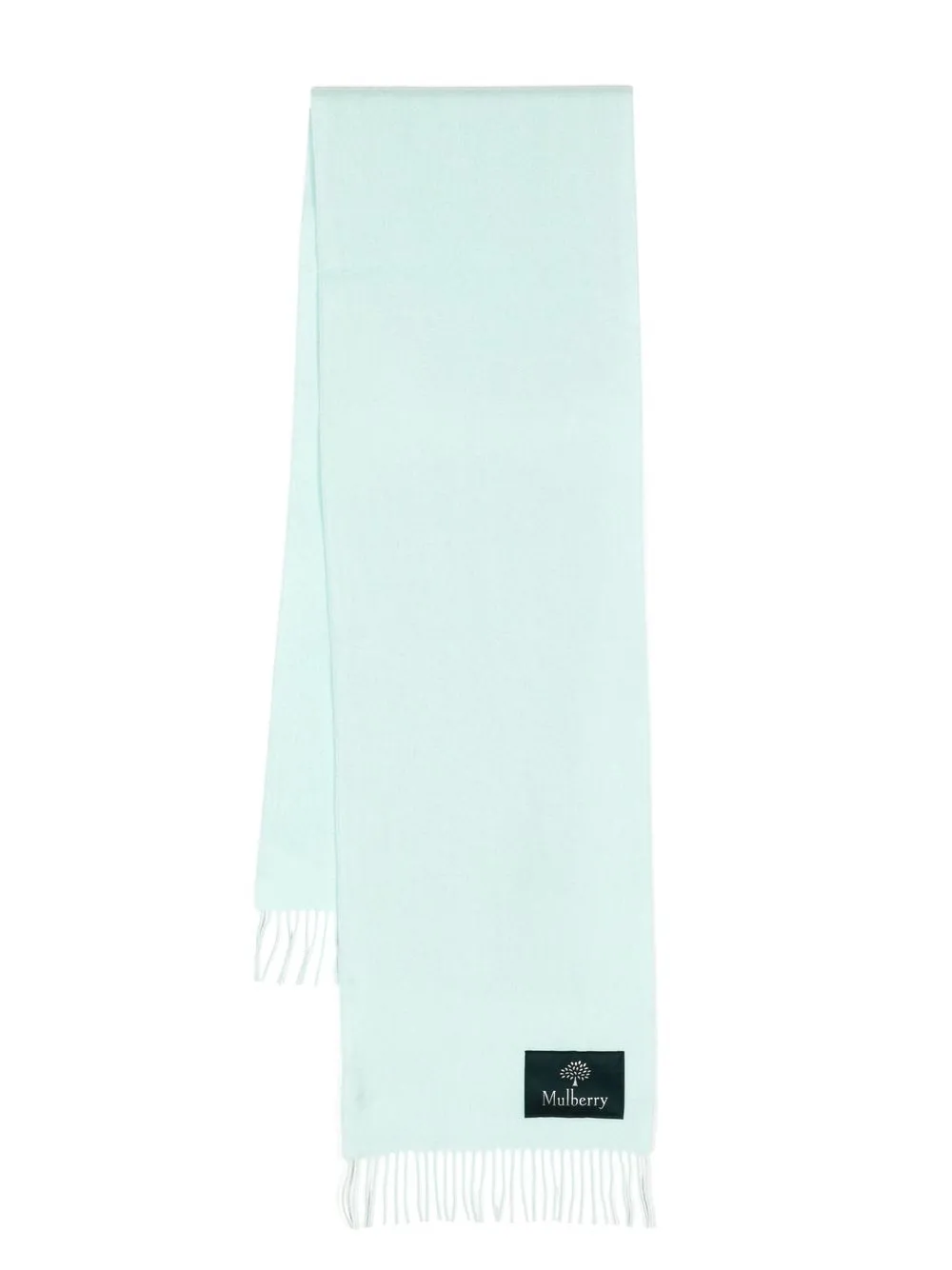 

Mulberry silk skinny scarf - Brown
