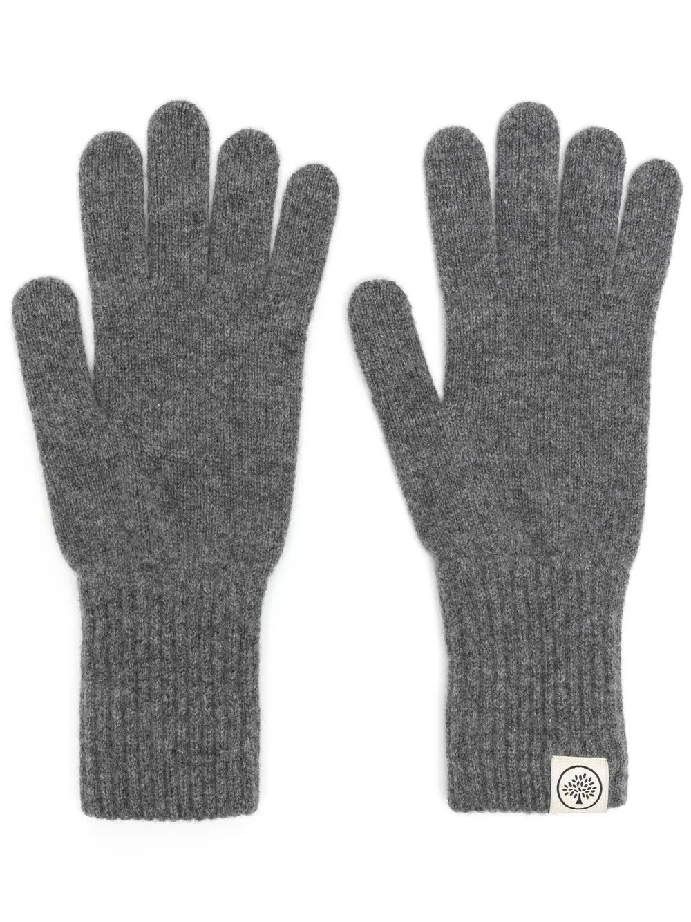 

Mulberry fine knit gloves - Grey