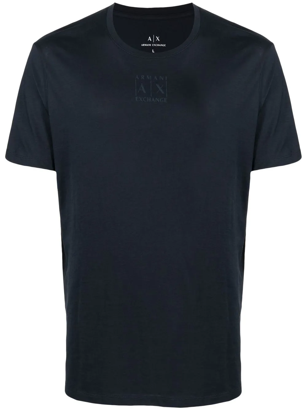 

Armani Exchange playera con logo estampado - Azul