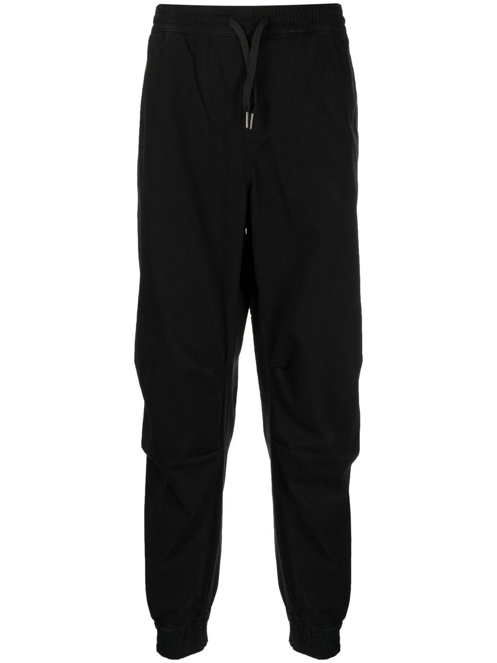 

Armani Exchange pants con cordones en la pretina - Negro