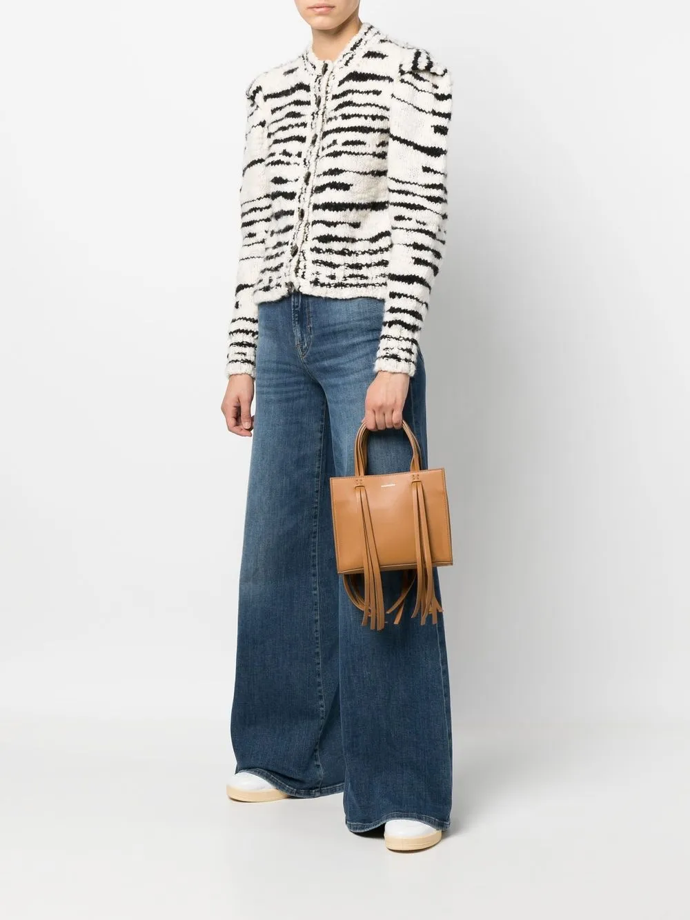 Made In Tomboy logostamp Leather Tote Bag Farfetch