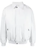 Manokhi leather bomber jacket - White