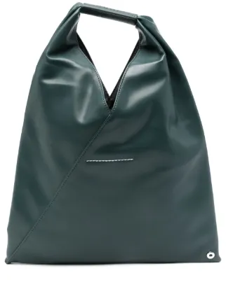 MM6 Maison Margiela Small Classic Japanese Tote Bag | Green