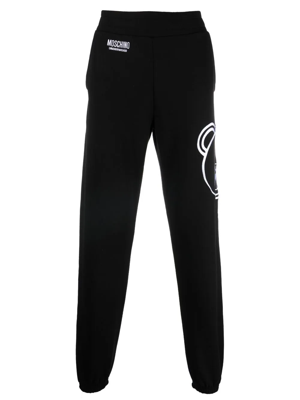 

Moschino pants con logo estampado - Negro