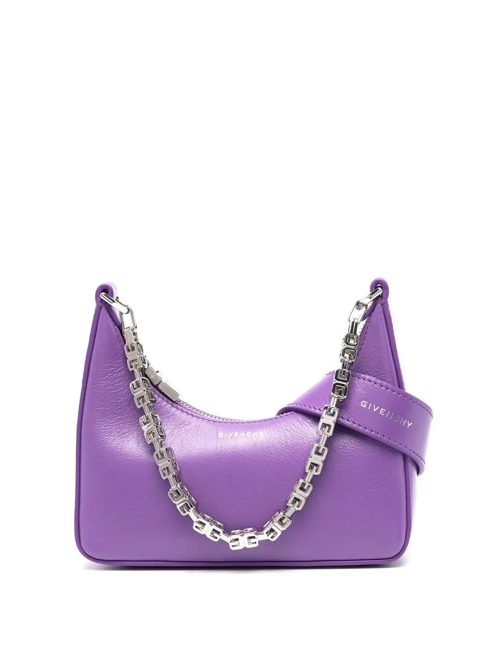 

Givenchy Moon Cut leather crossbody bag - Purple