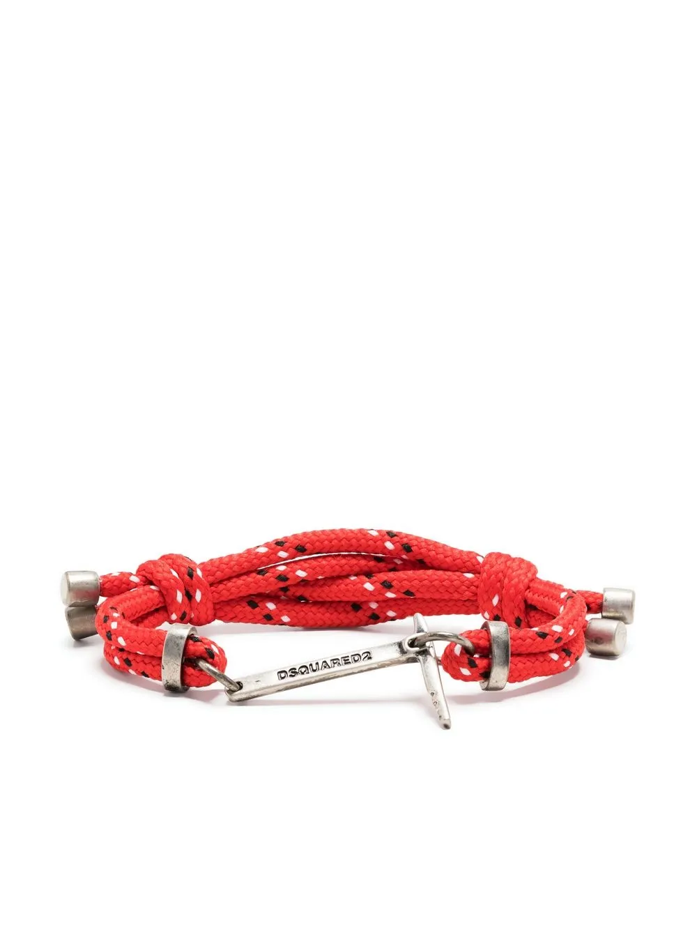 

Dsquared2 pulsera con múltiples cuerdas - Rojo