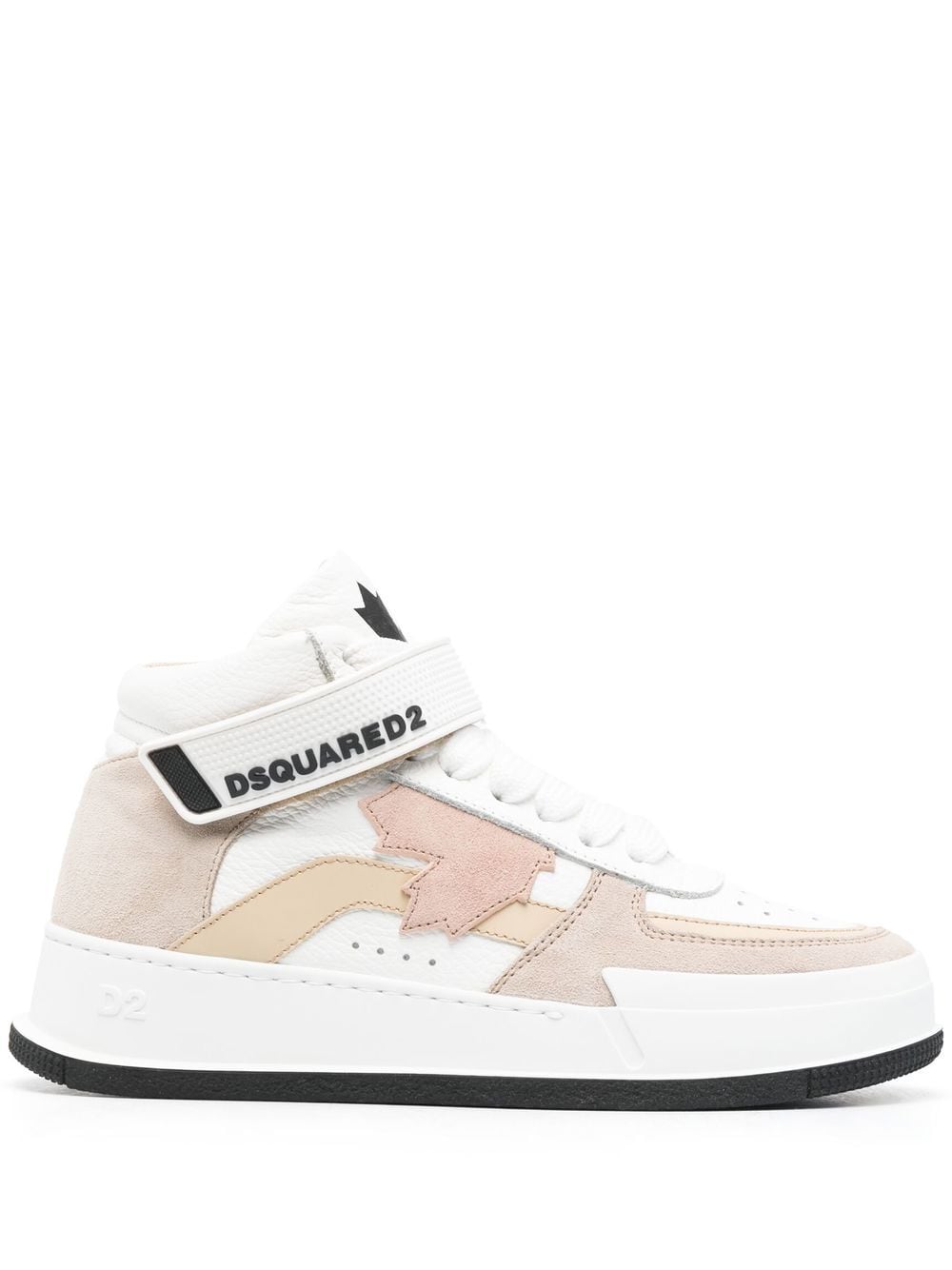 

Dsquared2 tenis altos con diseño color block - Neutro