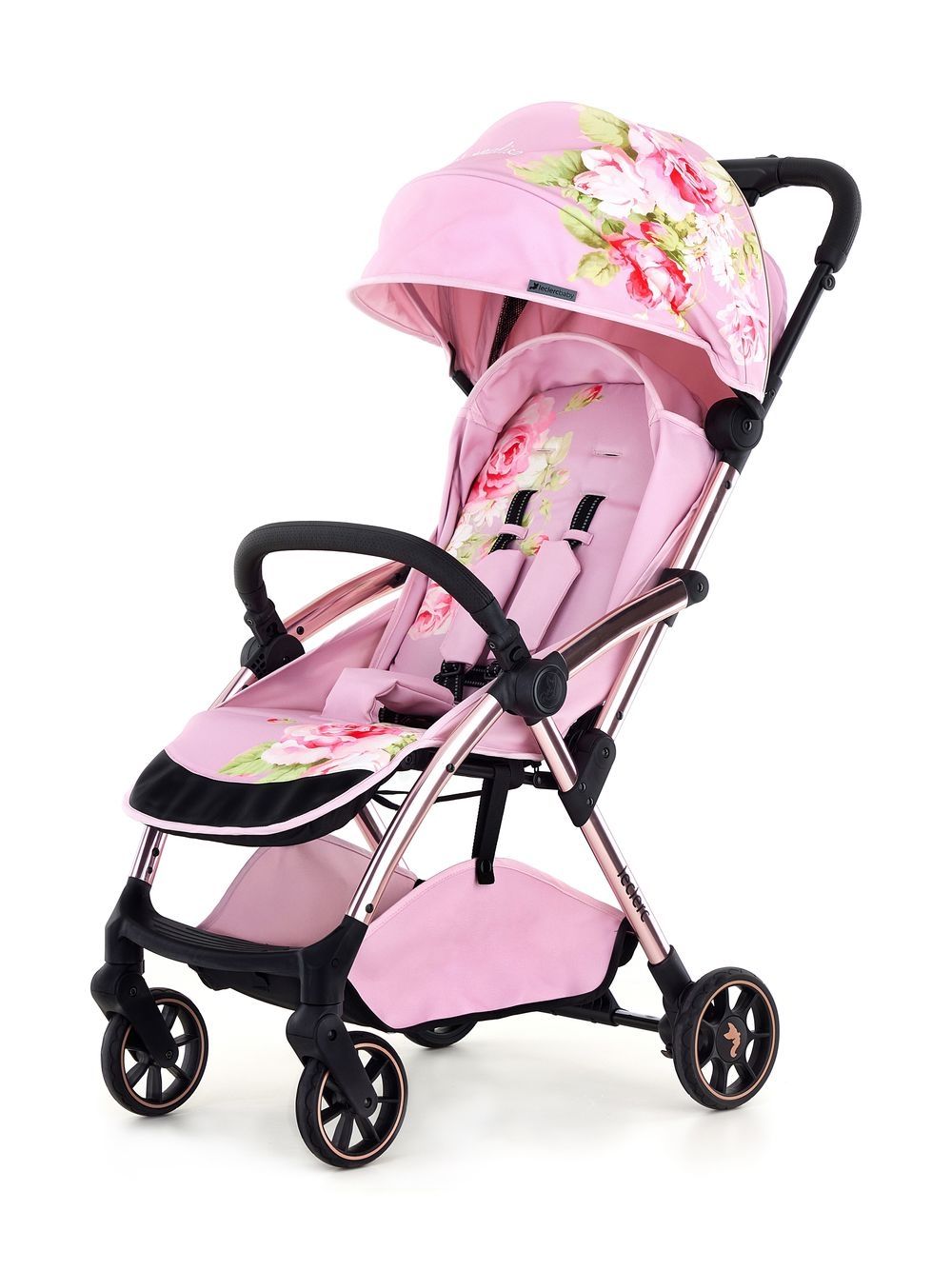 Image 1 of Monnalisa x Leclerc Baby floral stroller