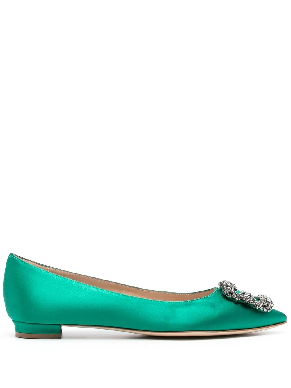 

Manolo Blahnik flats Hangisi - Verde