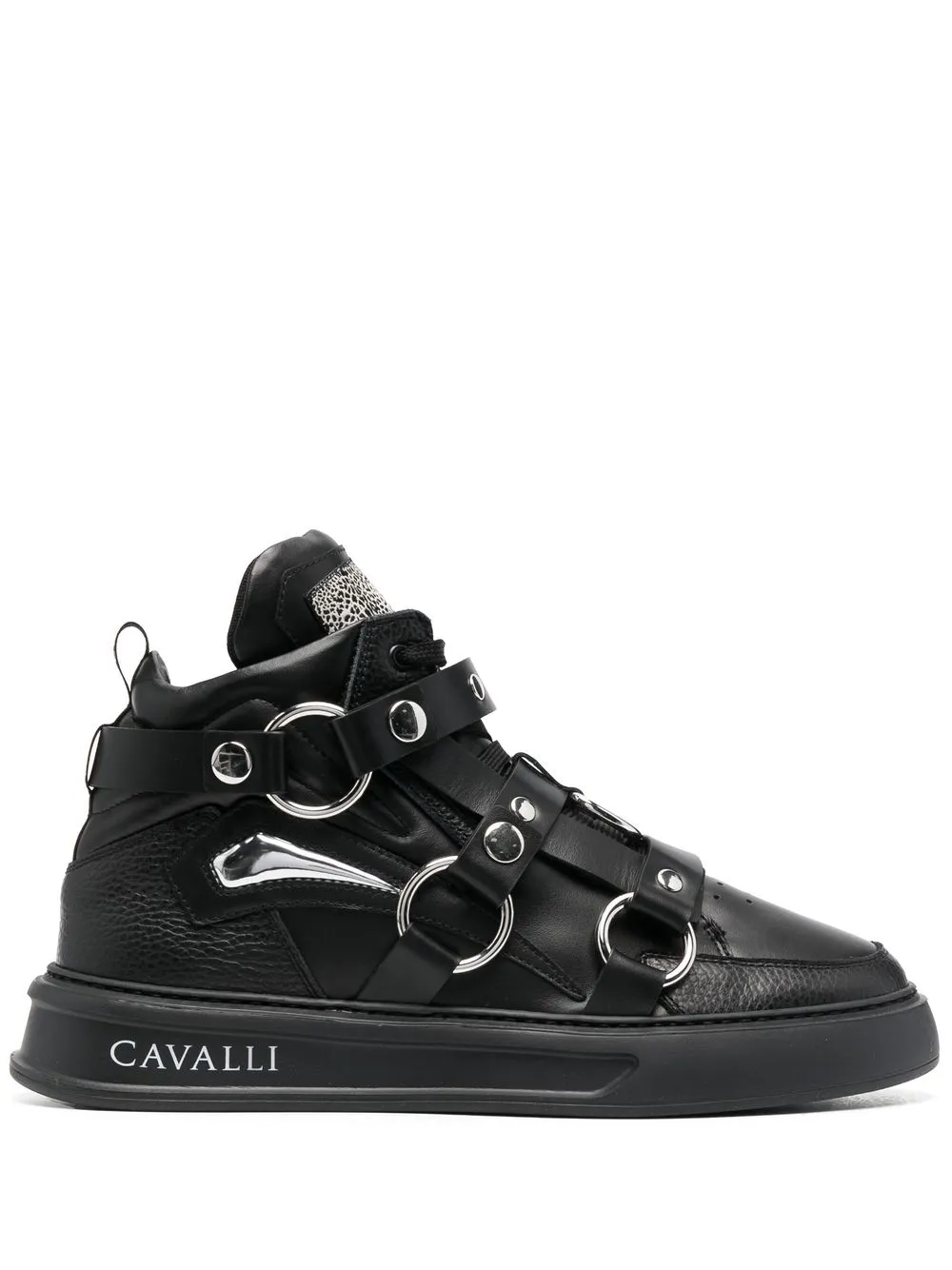 

Roberto Cavalli tenis altos Harness - Negro