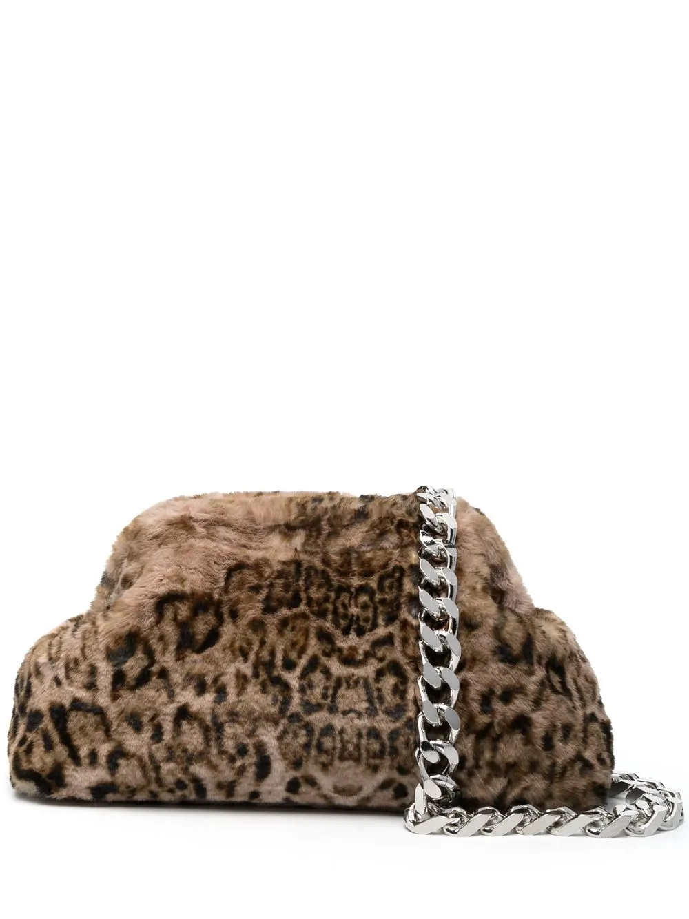 

la milanesa Cluyuma leopard-print faux fur bag - Neutrals