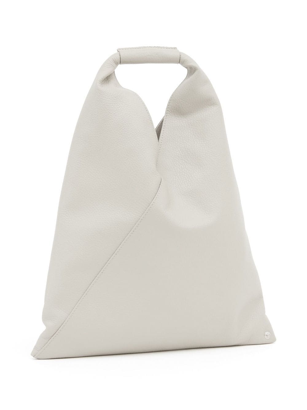Shop Mm6 Maison Margiela Japanese Leather Tote Bag In White