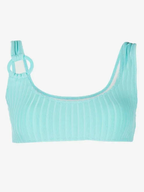 Solid & Striped The Elle square neck ribbed bikini top