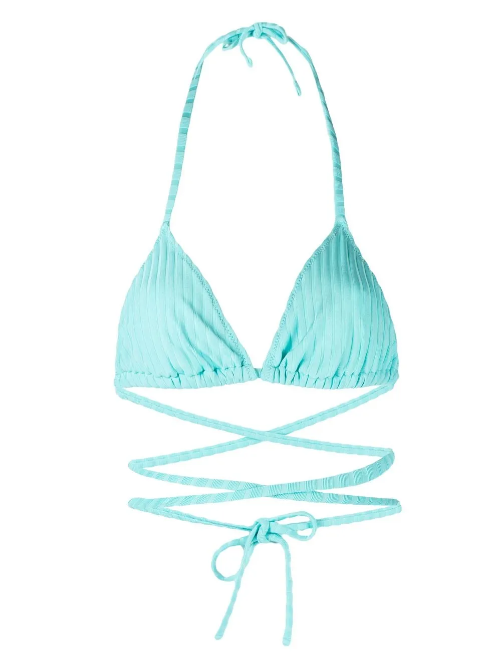 

Solid & Striped Alexia tie-wrap bikini - Blue