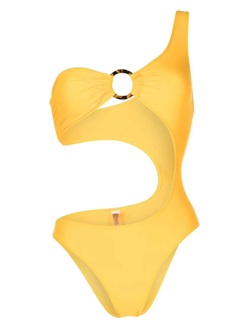 Solid & Striped Costume intero monospalla The Astrid - Giallo