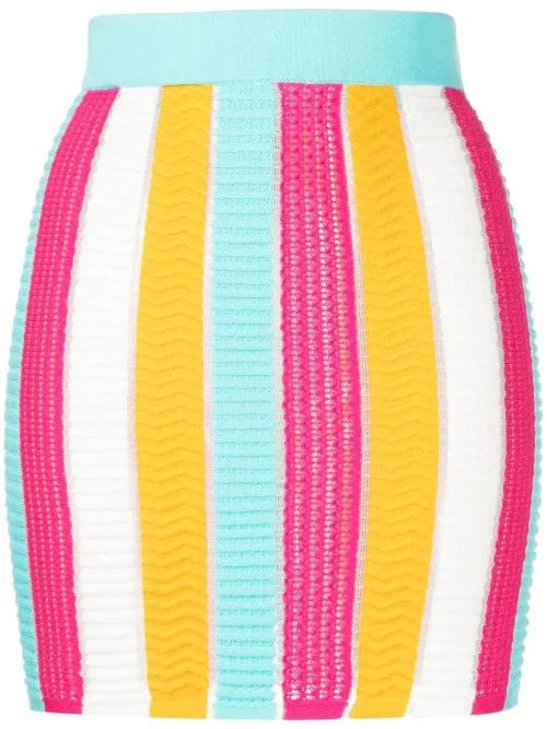 Jupe en maille à design colour block - Solid & Striped - Modalova