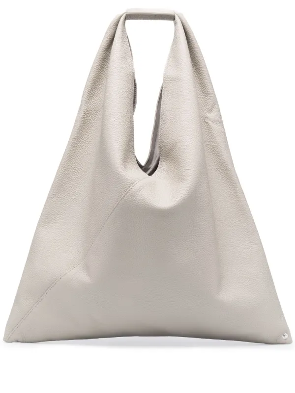 MM6 Maison Margiela Triangle Leather Tote - Farfetch