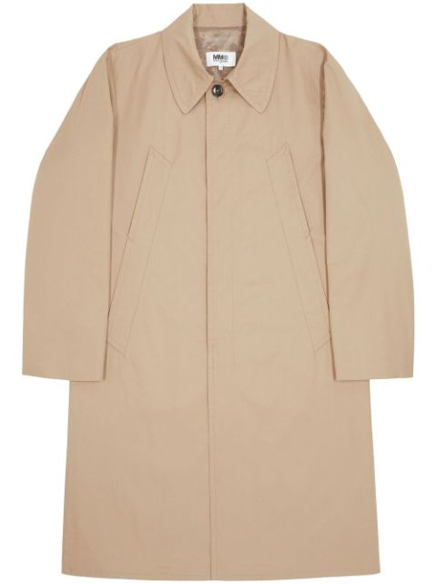 MM6 Maison Margiela single-breasted trench coat