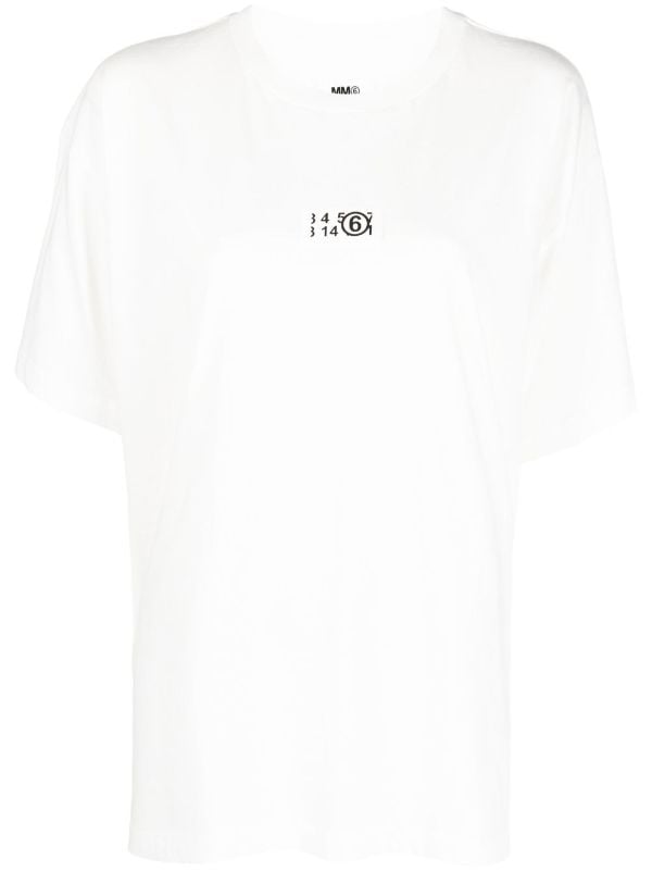 Maison Margiela logo-print Cotton T-Shirt - Farfetch