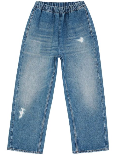 MM6 Maison Margiela high-waisted distressed jeans Women