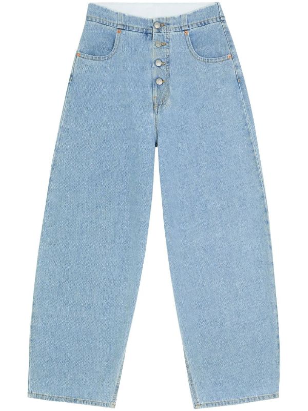 Mm6 maison margiela discount flared cropped jeans